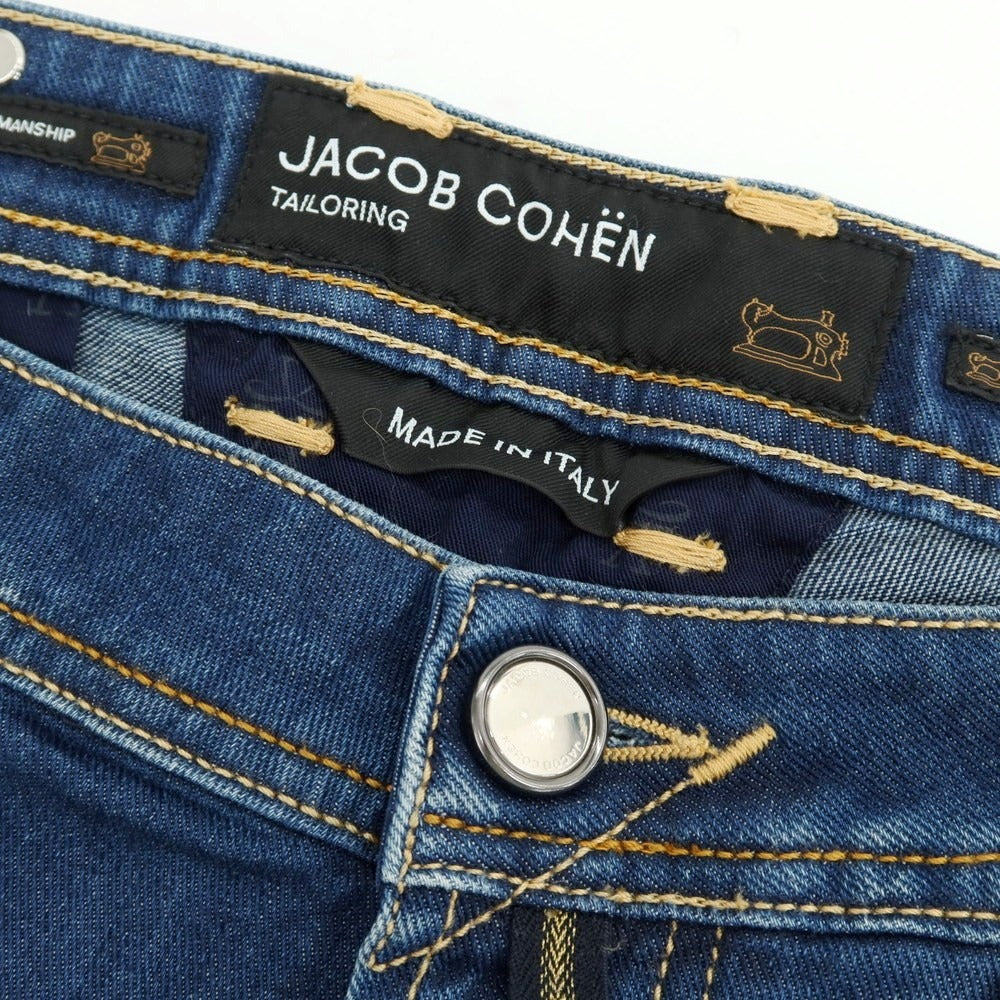 【新品】ヤコブコーエン JACOB COHEN EDUARD デニムパンツ ジーンズ ダークブルー【 34 】【 状態ランクN 】【 メンズ 】