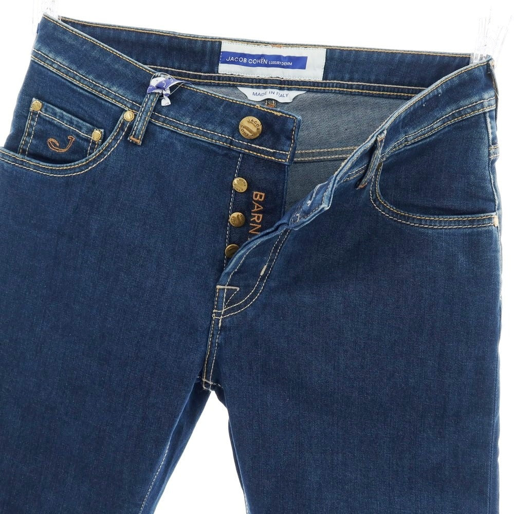 【新品】ヤコブコーエン JACOB COHEN BARNY デニムパンツ ジーンズ ダークブルー【 34 】【 状態ランクN 】【 メンズ 】