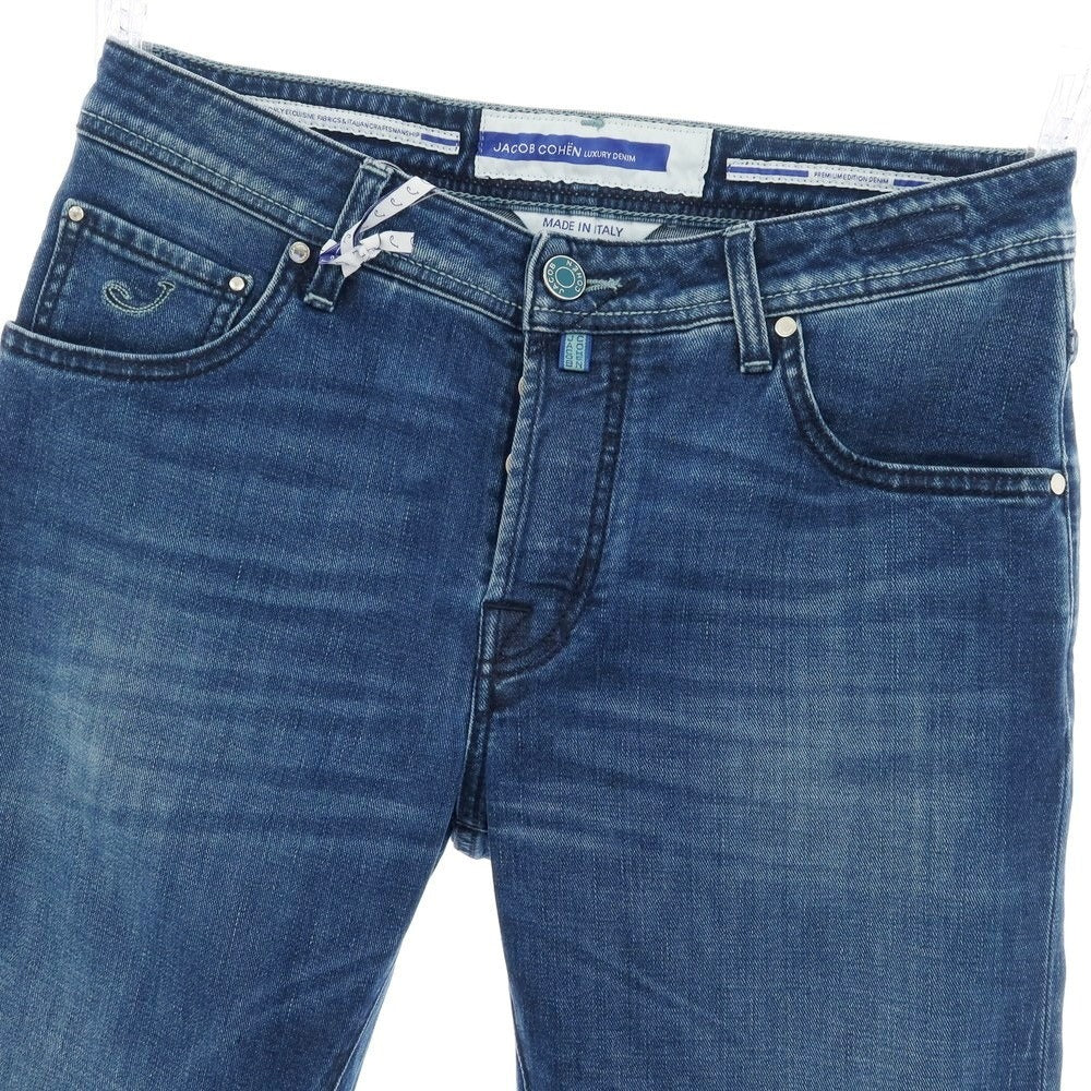 【新品】ヤコブコーエン JACOB COHEN BARNY デニムパンツ ジーンズ ダークブルー【 34 】【 状態ランクN 】【 メンズ 】