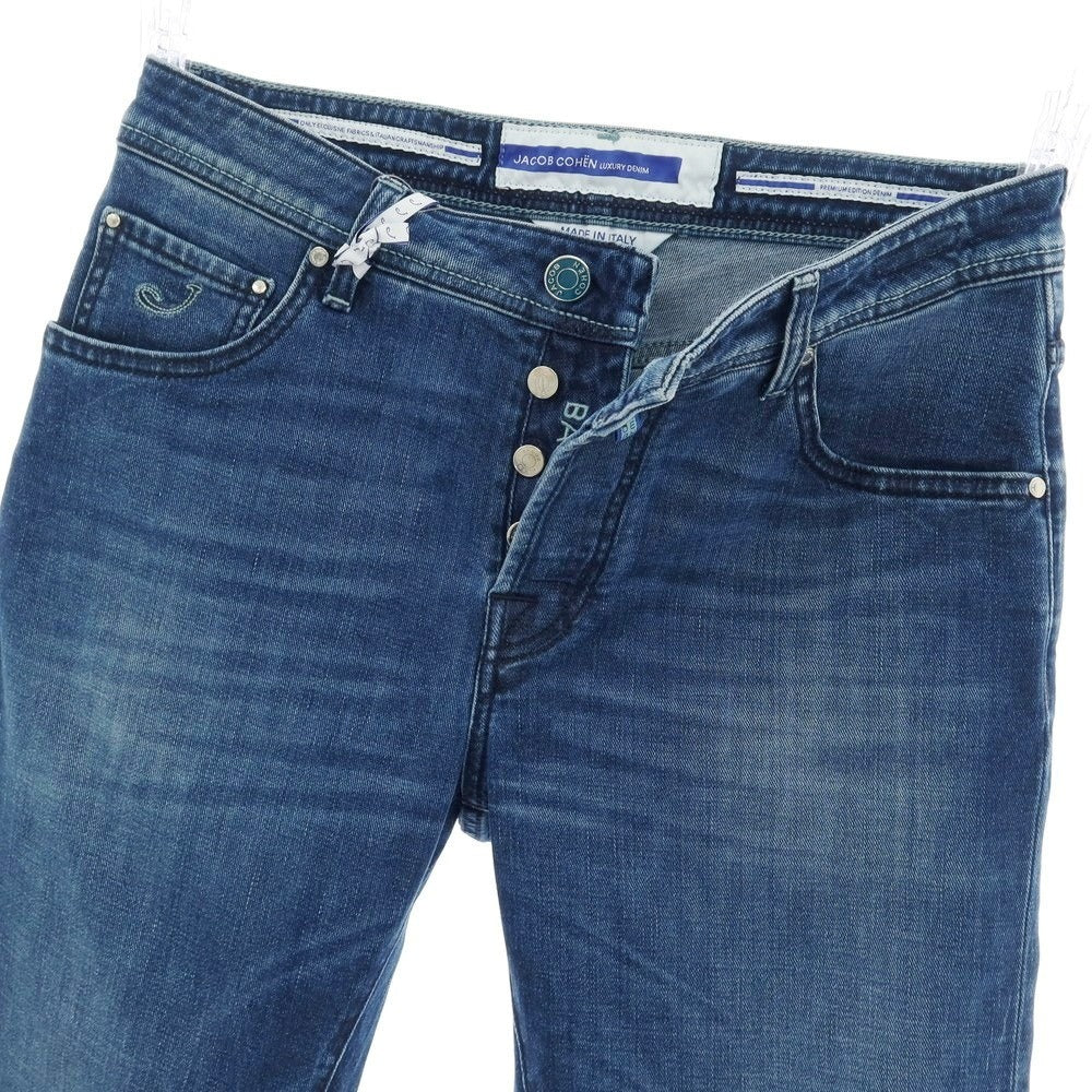 【新品】ヤコブコーエン JACOB COHEN BARNY デニムパンツ ジーンズ ダークブルー【 34 】【 状態ランクN 】【 メンズ 】