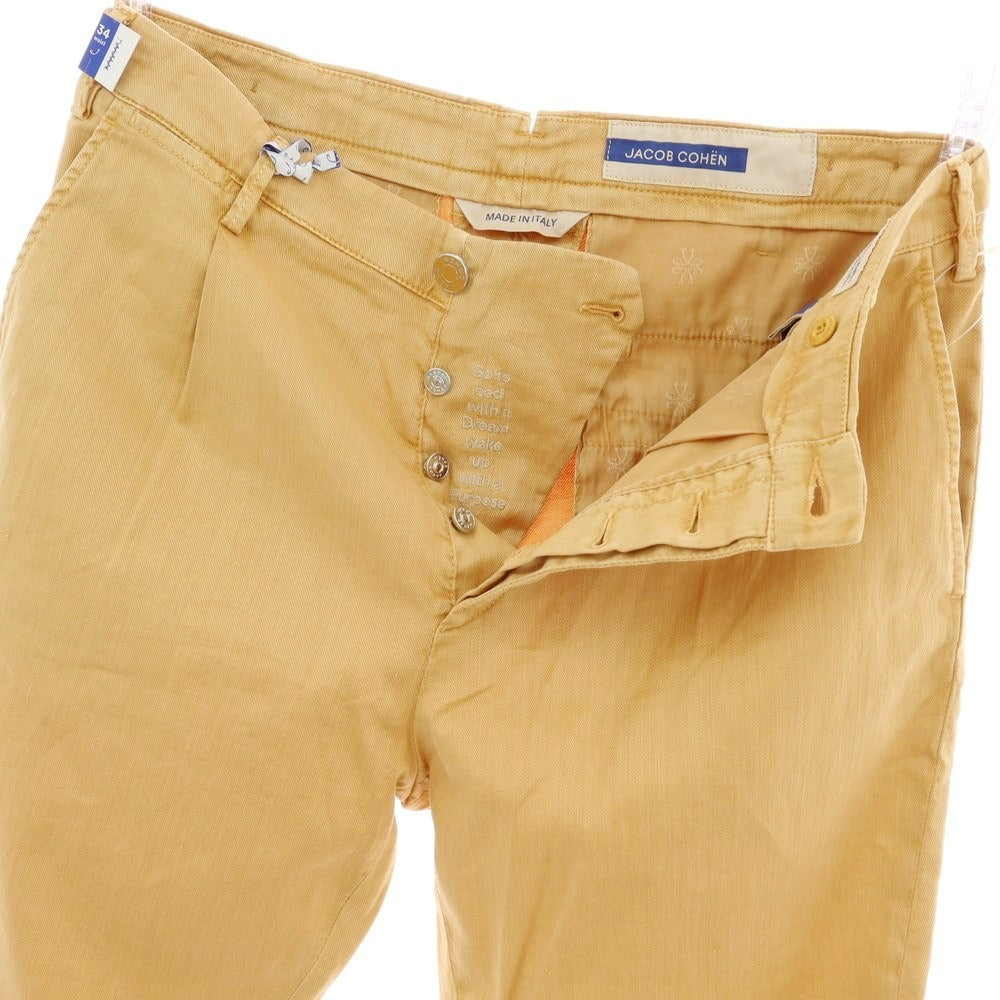 【新品】ヤコブコーエン JACOB COHEN HENRY カジュアルスラックスパンツ ジーンズ キャメルブラウン系【 34 】【 状態ランクN 】【 メンズ 】