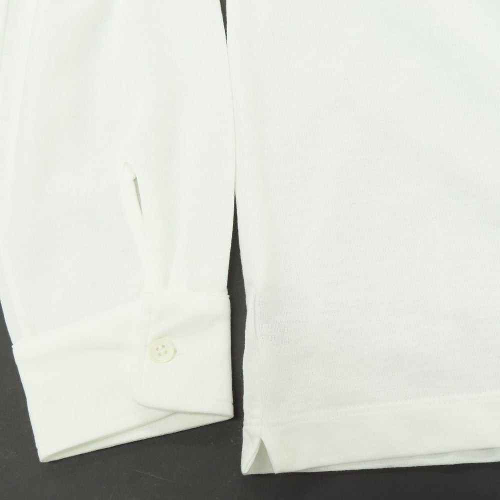 【新品アウトレット】ザノーネ ZANONE アイスコットン ワイドカラー カジュアルシャツ ホワイト【 52 】【 状態ランクN- 】【 メンズ 】