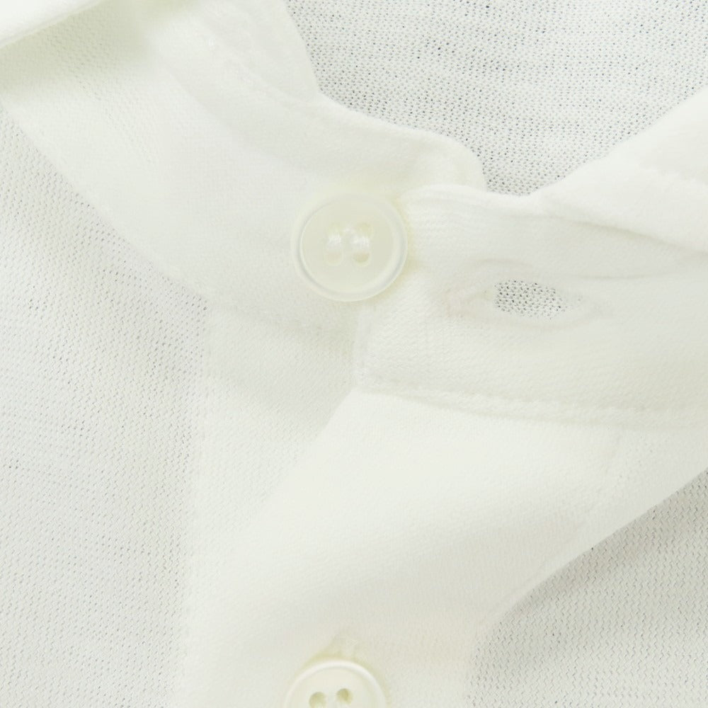 【新品】ザノーネ ZANONE アイスコットン ワイドカラー カジュアルシャツ ホワイト【 54 】【 状態ランクN 】【 メンズ 】