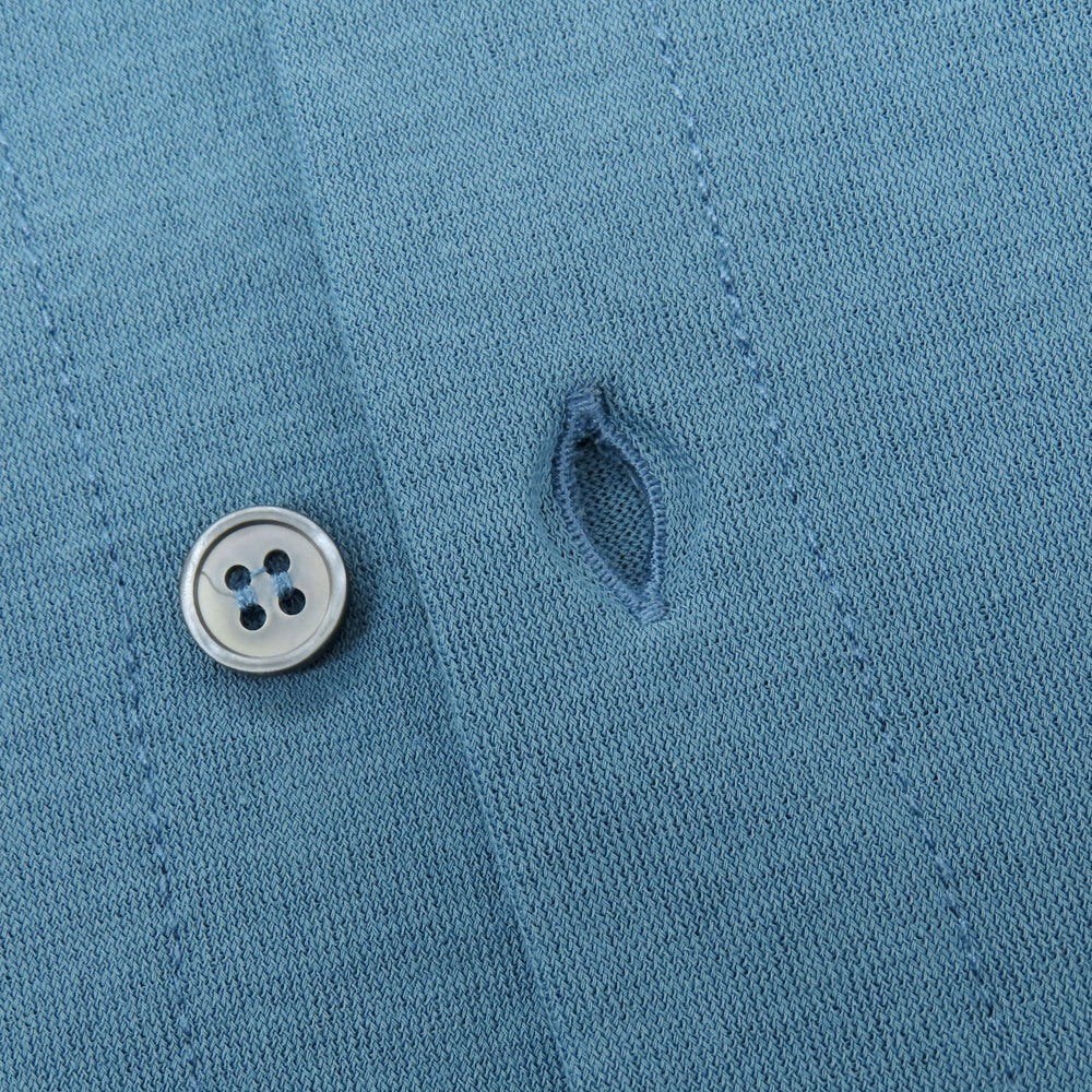 【新品】ザノーネ ZANONE アイスコットン ワイドカラー カジュアルシャツ ライトブルー【 54 】【 状態ランクN 】【 メンズ 】