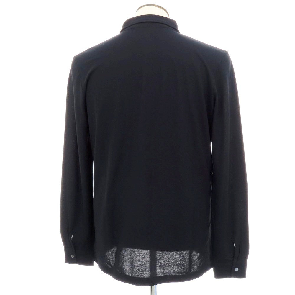 【新品】ザノーネ ZANONE アイスコットン ワイドカラー カジュアルシャツ ダークネイビー【 54 】【 状態ランクN 】【 メンズ 】