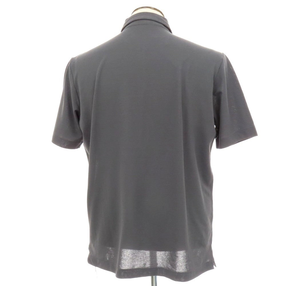 【新品】ザノーネ ZANONE アイスコットン 半袖ポロシャツ グレー【 52 】【 状態ランクN 】【 メンズ 】