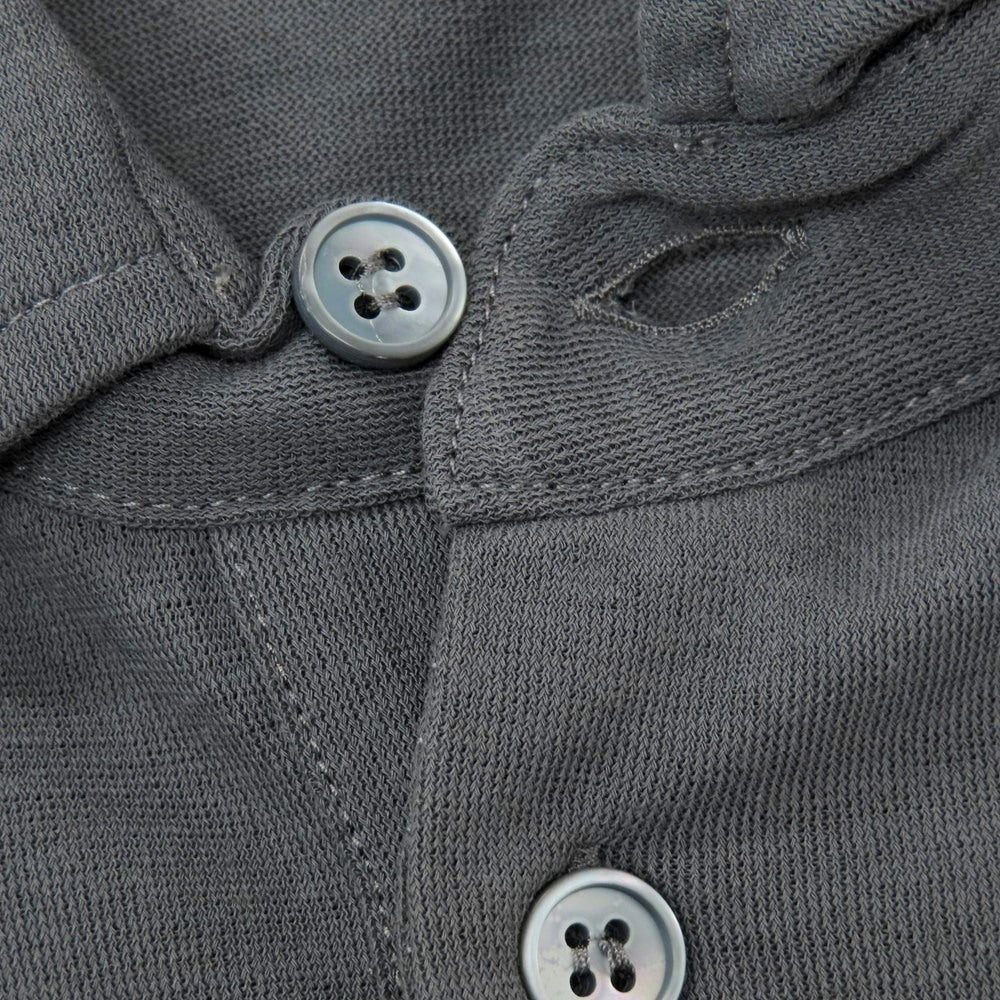 【新品】ザノーネ ZANONE アイスコットン 半袖ポロシャツ グレー【 52 】【 状態ランクN 】【 メンズ 】