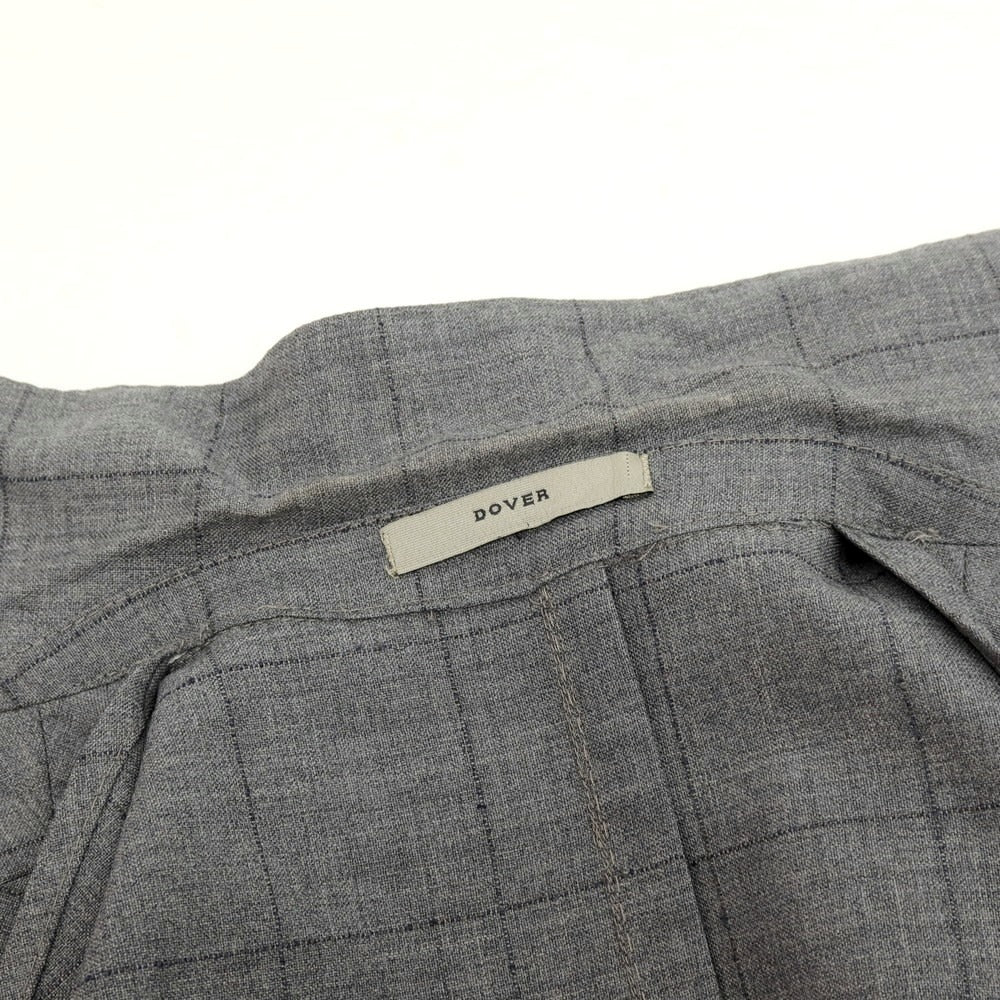 【中古】ボリオリ BOGLIOLI DOVER ウール チェック テーラードジャケット グレーxネイビー【 44 】【 状態ランクC 】【 メンズ 】