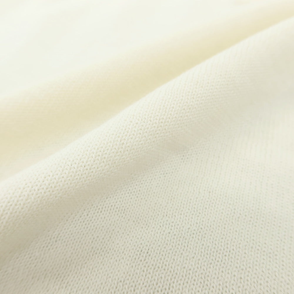 【中古】ビームスエフ BEAMS F ハイゲージ コットン 半袖 ポロニット アイボリー【サイズ48】【 状態ランクA 】【 メンズ 】