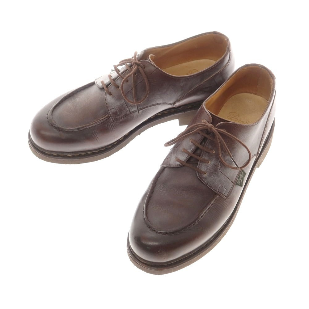 【中古】パラブーツ Paraboot CHAMBORD Uチップ ドレスシューズ ブラウン【 6 1/2 】【 状態ランクC 】【 メンズ 】
