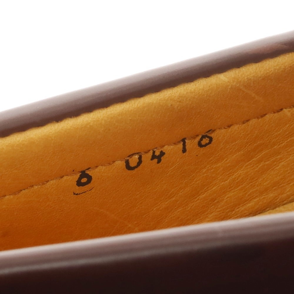 【中古】パラブーツ Paraboot PRINCETON ガラスレザー コインローファー ブラウン【 6 】【 状態ランクC 】【 メンズ 】