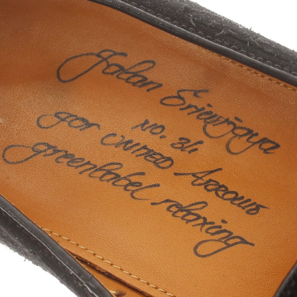 【中古】ジャランスリウァヤ JALAN SRIWIJAYA EDWARD スエード タッセルローファー ブラック【 39 】【 状態ランクB 】【 メンズ 】