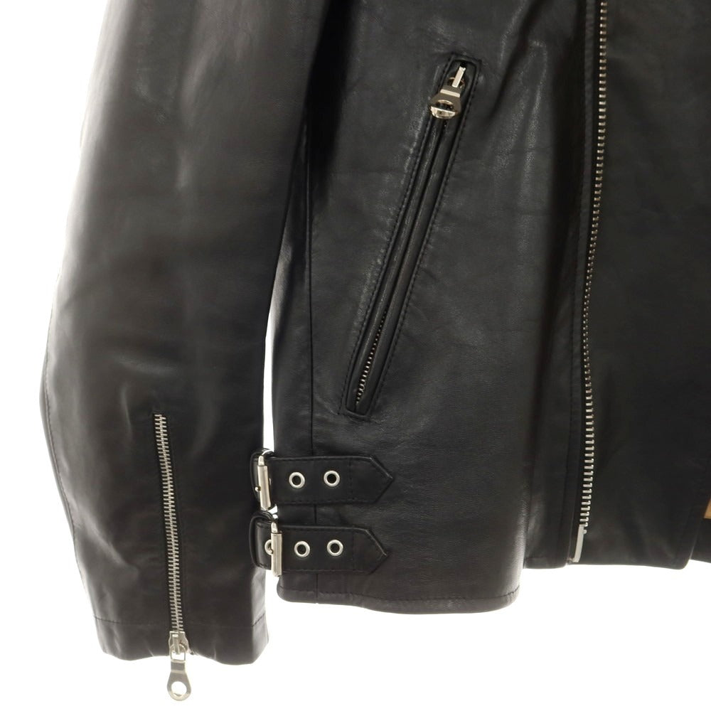 【中古】チンクアンタ Cinquanta ホースレザー ライダースジャケット ブラック【 44 】【 状態ランクB 】【 メンズ 】