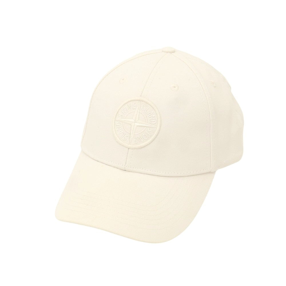【中古】ストーンアイランド STONE ISLAND コットン ベースボールキャップ オフホワイト【 L 】【 状態ランクA 】【 メンズ 】