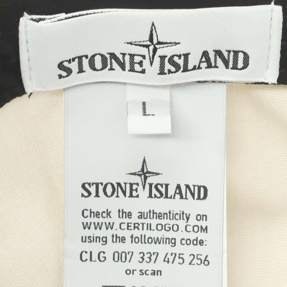 【中古】ストーンアイランド STONE ISLAND コットン ベースボールキャップ オフホワイト【 L 】【 状態ランクA 】【 メンズ 】