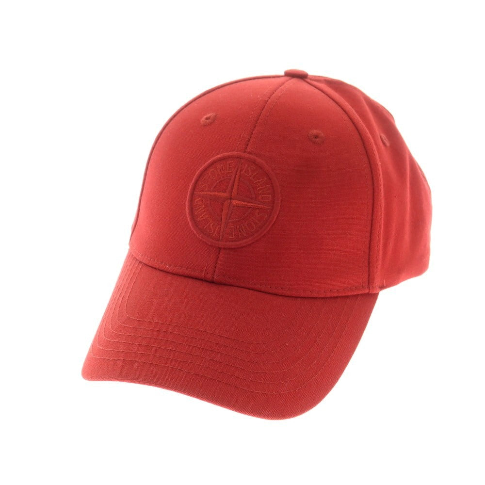 【中古】ストーンアイランド STONE ISLAND コットン ベースボールキャップ レッド【 L 】【 状態ランクA 】【 メンズ 】