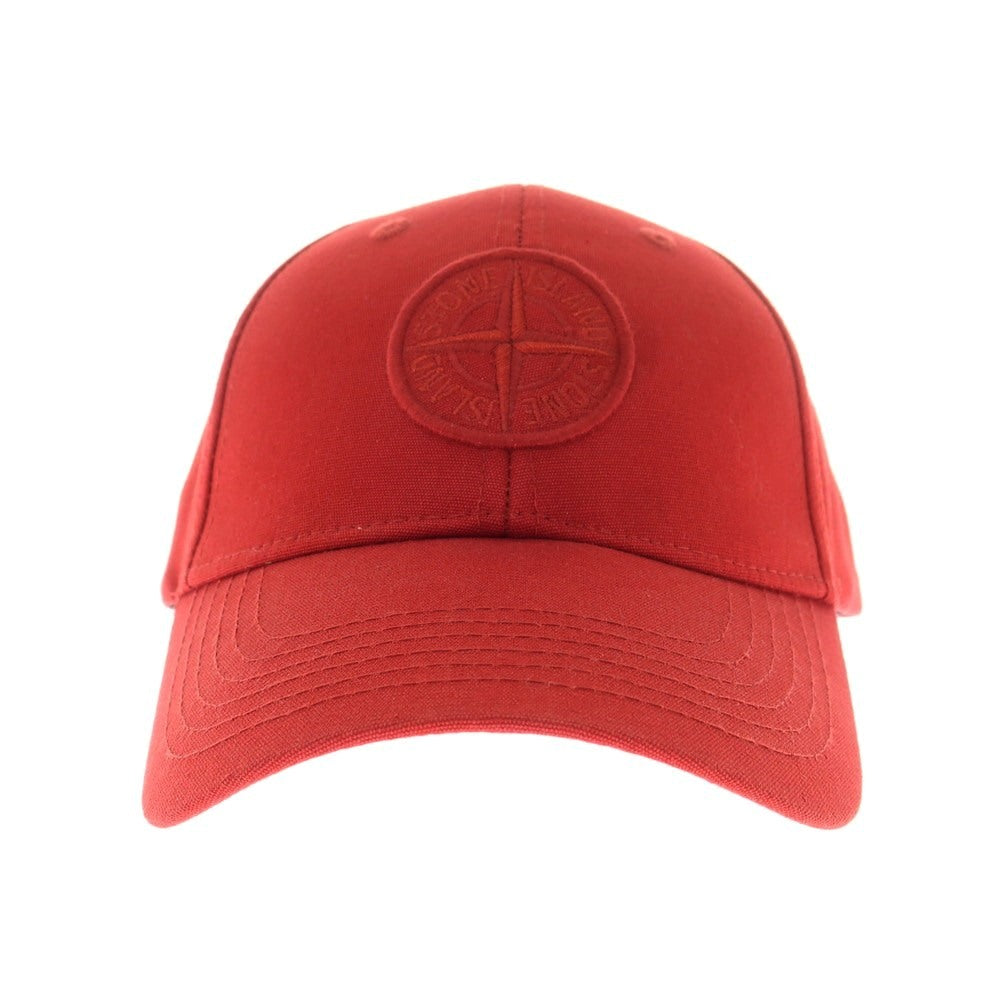 【中古】ストーンアイランド STONE ISLAND コットン ベースボールキャップ レッド【 L 】【 状態ランクA 】【 メンズ 】