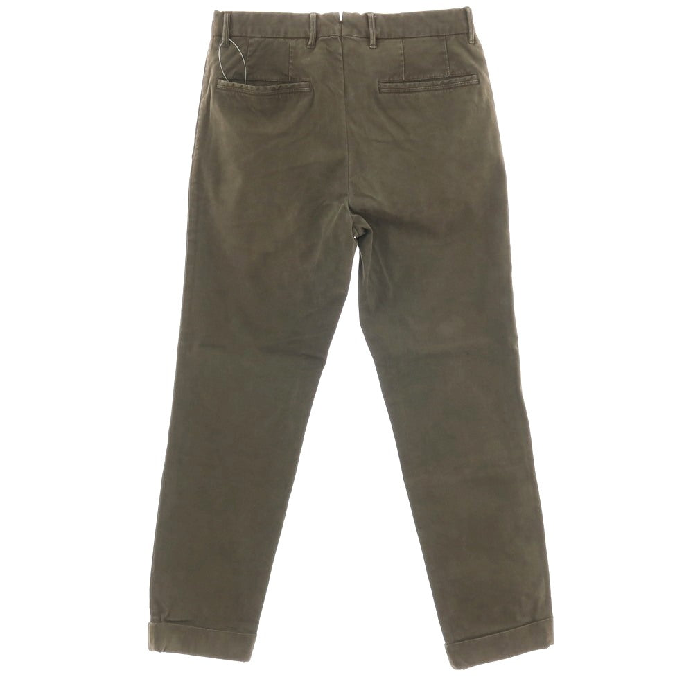 【中古】ジーティーアー G.T.A BYLON L ストレッチ コットン カジュアルスラックスパンツ オリーブ【サイズ44】【 状態ランクC 】【 メンズ 】