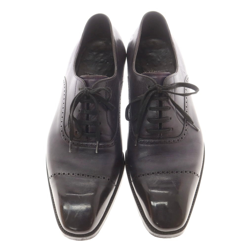 【中古】サンクリスピン SAINT CRISPINS ストレートチップ ドレスシューズ チャコールグレー系【 7 1/2 F 】【 状態ランクB 】【 メンズ 】