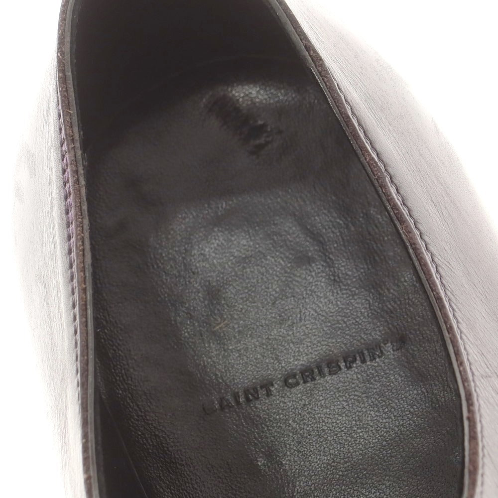 【中古】サンクリスピン SAINT CRISPINS ストレートチップ ドレスシューズ チャコールグレー系【 7 1/2 F 】【 状態ランクB 】【 メンズ 】