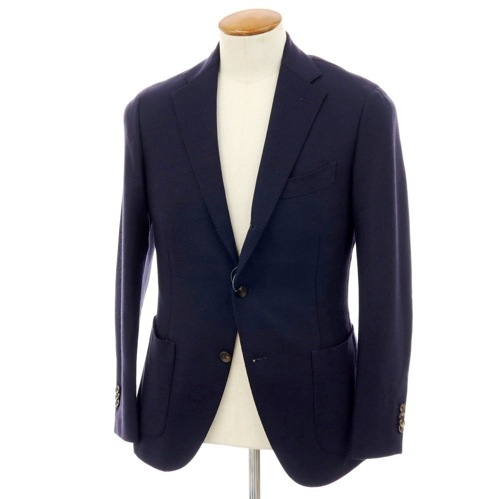 【中古】ラルディーニ LARDINI ウール テーラードジャケット ネイビー【 46 】【 状態ランクB 】【 メンズ 】