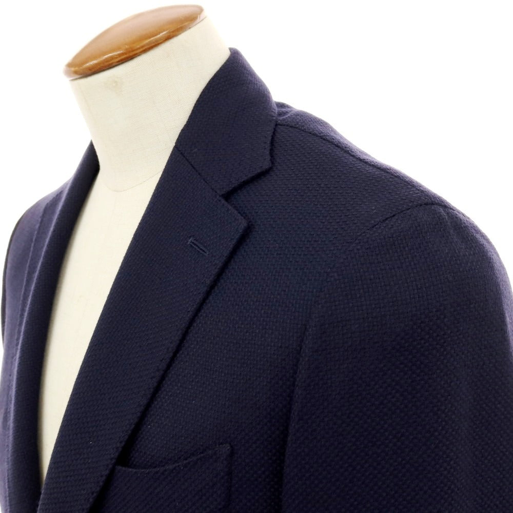【中古】ラルディーニ LARDINI ウール テーラードジャケット ネイビー【 46 】【 状態ランクB 】【 メンズ 】