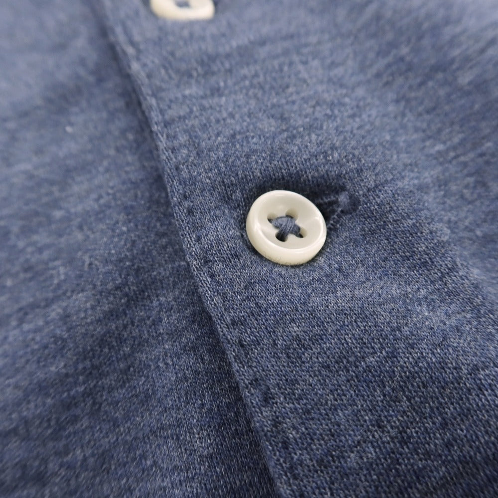 【中古】ポロ ラルフローレン Polo Ralph Lauren コットン ジャージー 半袖ポロシャツ ネイビーブルー【サイズXS】【 状態ランクB 】【 メンズ 】