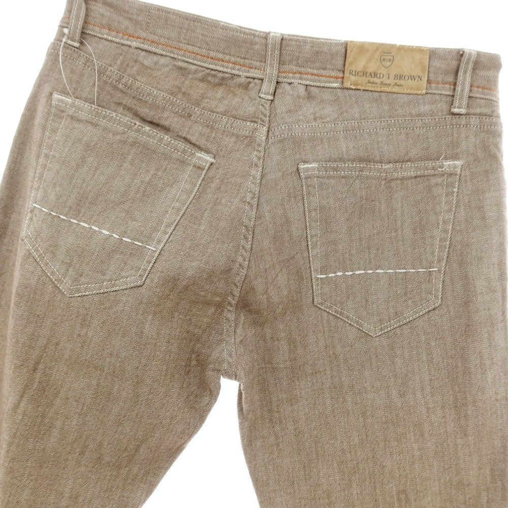 【中古】リチャード ジェイ ブラウン RICHARD J BROWN Tokyo ストレッチ コットン デニムパンツ アッシュブラウン【サイズ29】【 状態ランクB 】【 メンズ 】