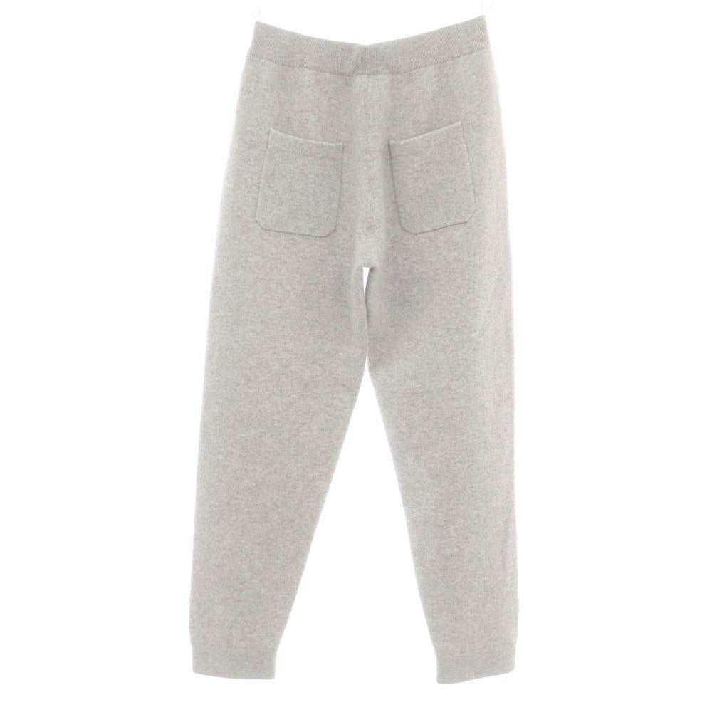 【中古】【未使用】アンペイブド UNPAVED カシミヤ ニット イージーパンツ ライトグレー【 M 】【 状態ランクS 】【 メンズ 】