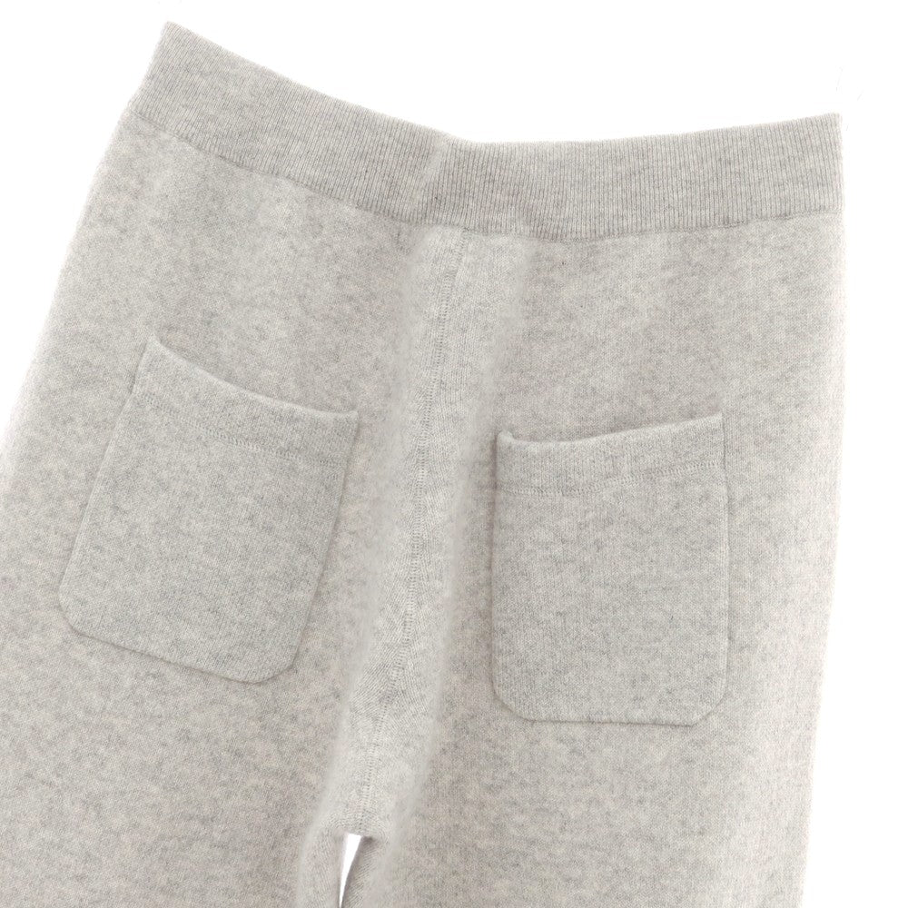 【中古】【未使用】アンペイブド UNPAVED カシミヤ ニット イージーパンツ ライトグレー【 M 】【 状態ランクS 】【 メンズ 】