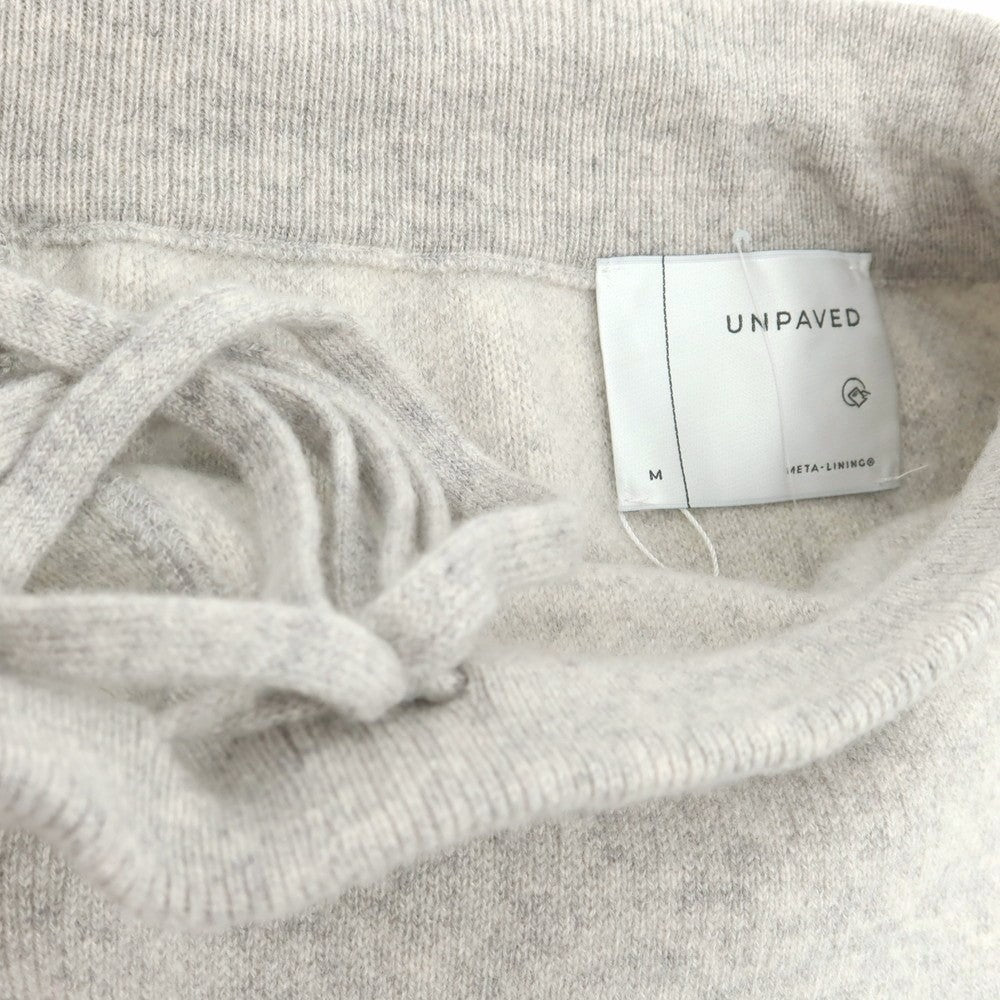【中古】【未使用】アンペイブド UNPAVED カシミヤ ニット イージーパンツ ライトグレー【 M 】【 状態ランクS 】【 メンズ 】