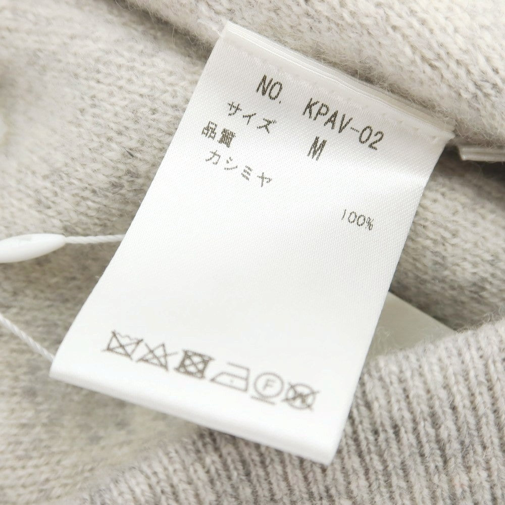 【中古】【未使用】アンペイブド UNPAVED カシミヤ ニット イージーパンツ ライトグレー【 M 】【 状態ランクS 】【 メンズ 】