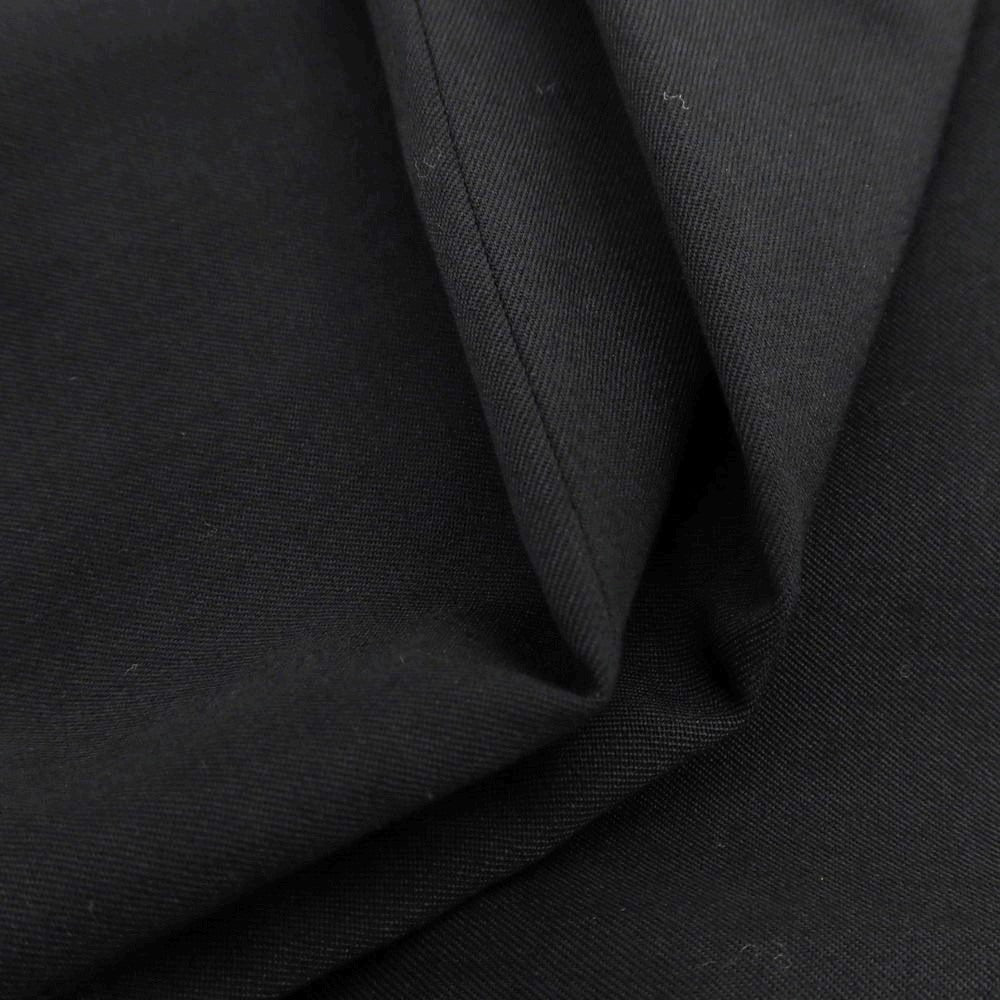 【中古】サルバム sulvam ウール 裾スリット入り カジュアルスラックスパンツ ブラック【 S 】【 状態ランクA 】【 メンズ 】