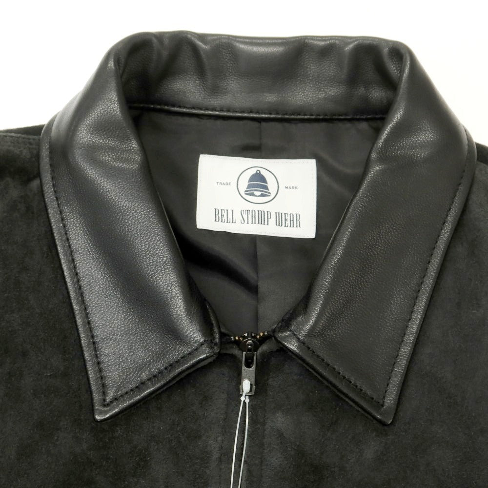 【中古】ベルスタンプウェア BELL STAMP WEAR 2025年春夏 ゴートスエード レザーブルゾン ブラック【 L 】【 状態ランクB 】【 メンズ 】