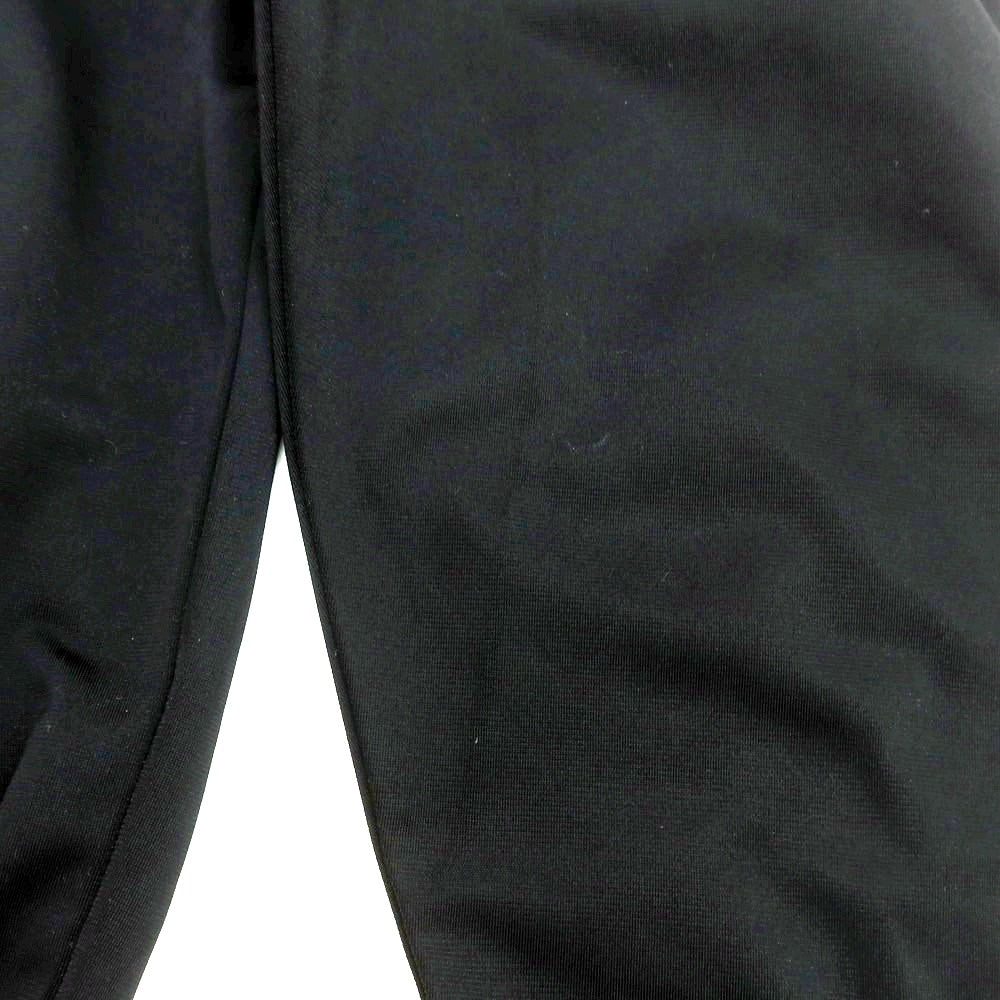 【中古】アディダス adidas ポリエステル スタンドカラー ジップアップ トラックジャケット ジャージ ブラックxホワイト【 XL(JPN) 】【 状態ランクB 】【 メンズ 】