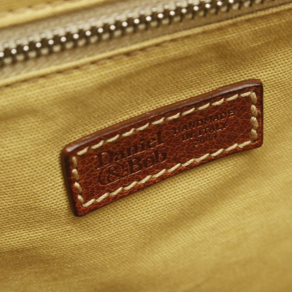 【中古】ダニエルアンドボブ Daniel & Bob キャンバス トートバッグ ライトブラウン【 状態ランクC 】【 メンズ 】