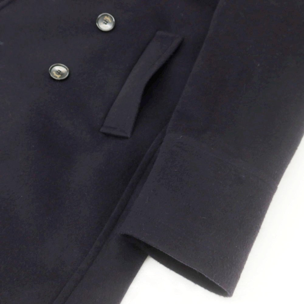 【中古】シーラップ Sealup GENOVA ウールカシミヤ ピーコート ダークネイビー【 50 】【 状態ランクA 】【 メンズ 】