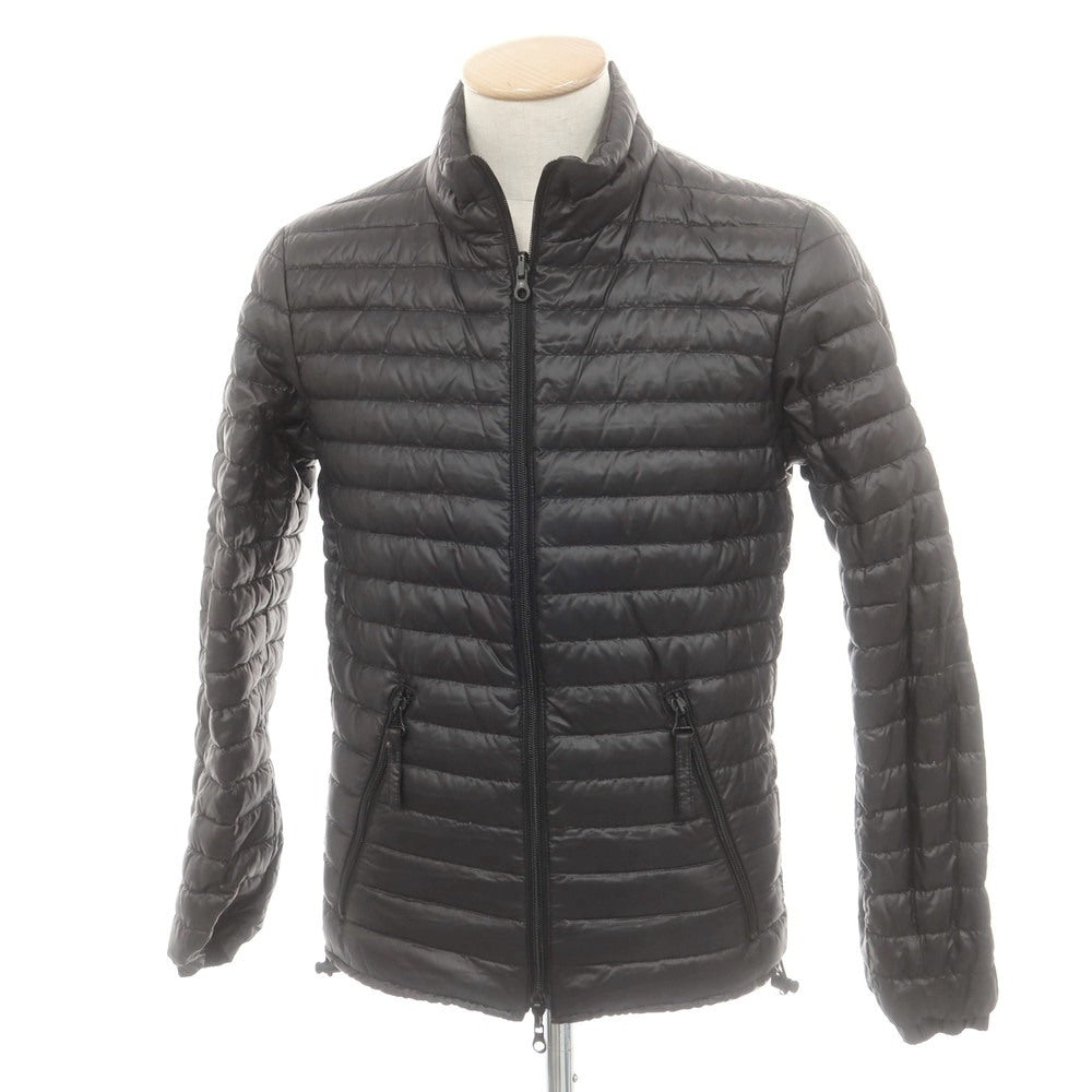 【中古】デュベティカ DUVETICA ウール ダウンライナー付き フルジップ フーデッド ニットブルゾン ブラック【 44 】【 状態ランクB 】【 メンズ 】