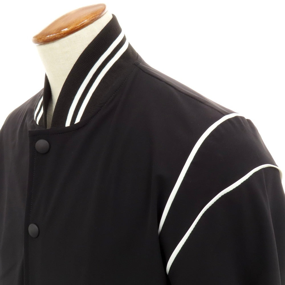 【中古】アルベルトブレーシ ALBERTO BRESCI ストレッチ ナイロン ボンバージャケット ブラック【 M 】【 状態ランクA 】【 メンズ 】