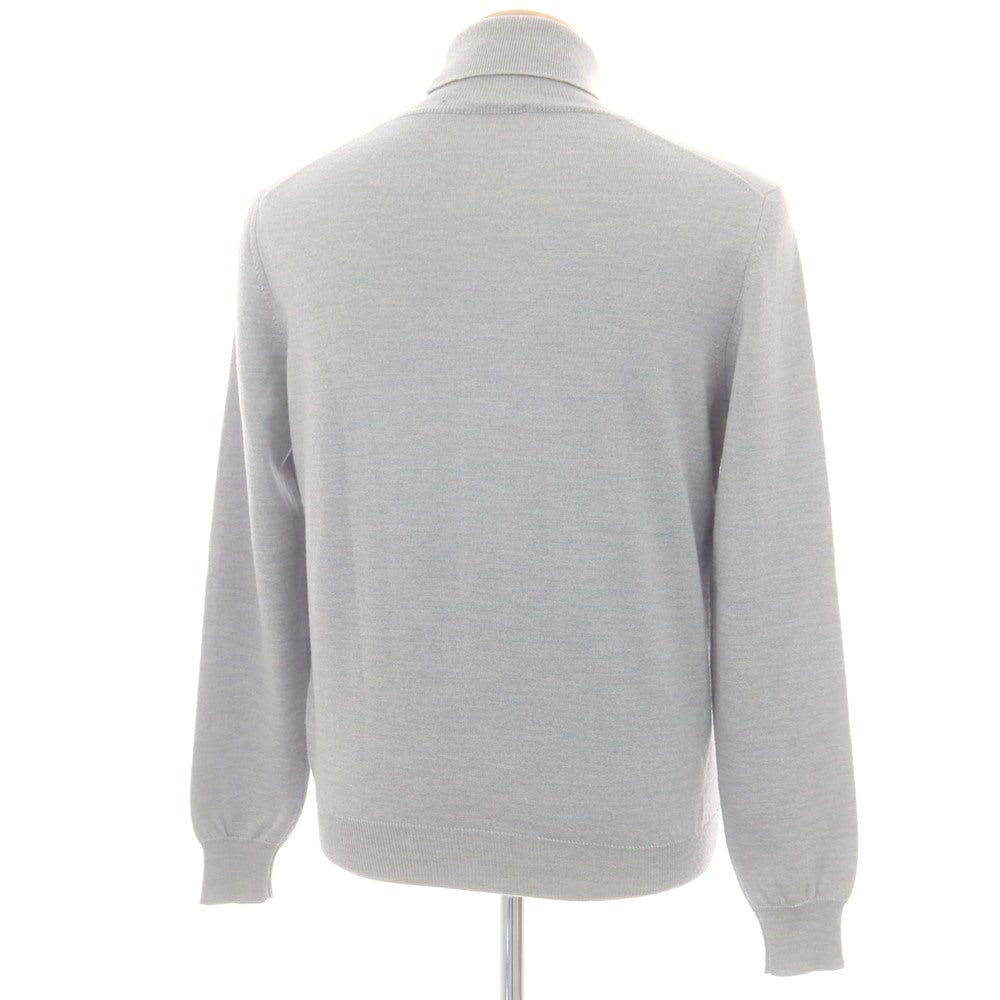 【中古】バフィー BAFY ウール タートルネック プルオーバーニット ライトグレー【 46 】【 状態ランクC 】【 メンズ 】