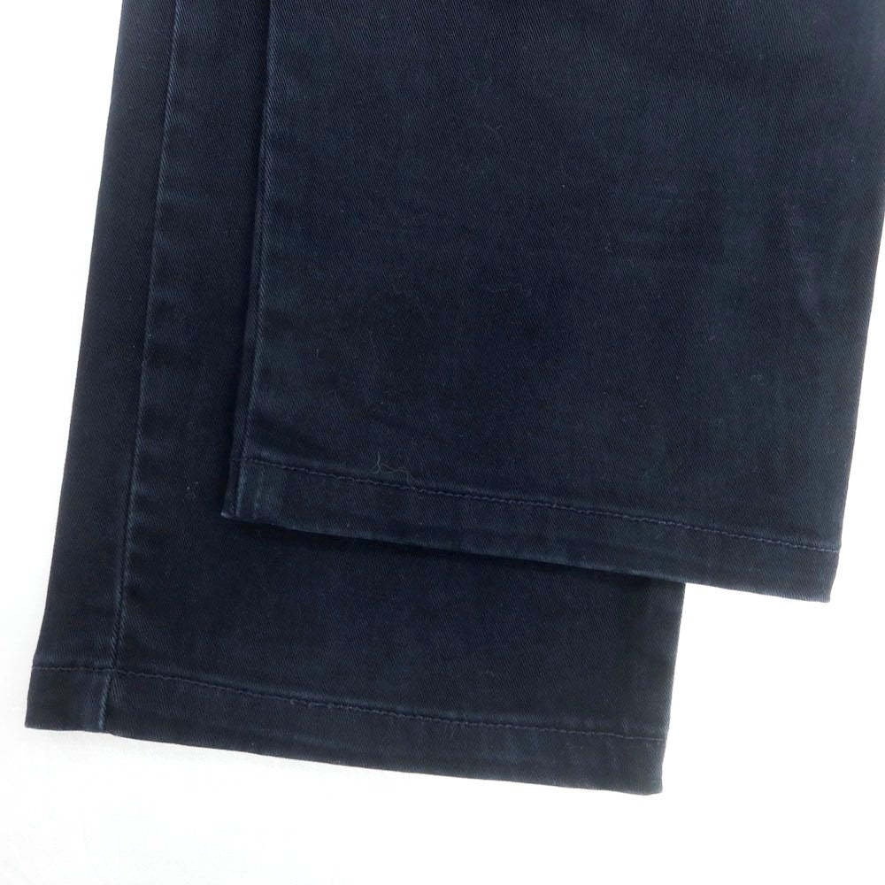 【中古】クォータオット quota otto ストレッチ コットン カジュアルスラックスパンツ ネイビー【 46 】【 状態ランクB 】【 メンズ 】