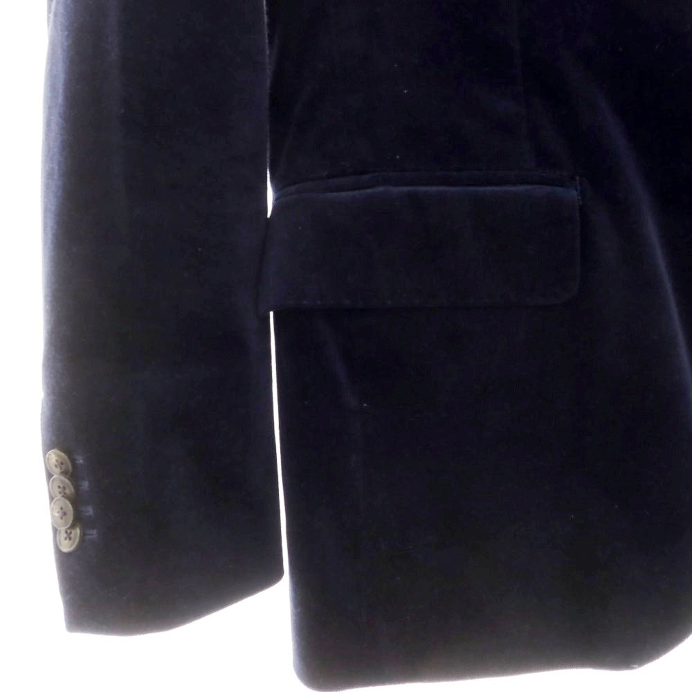 【中古】ガブリエレ パジーニ Gabriele Pasini コットン 2B カジュアルジャケット ネイビー【 46 】【 状態ランクC 】【 メンズ 】