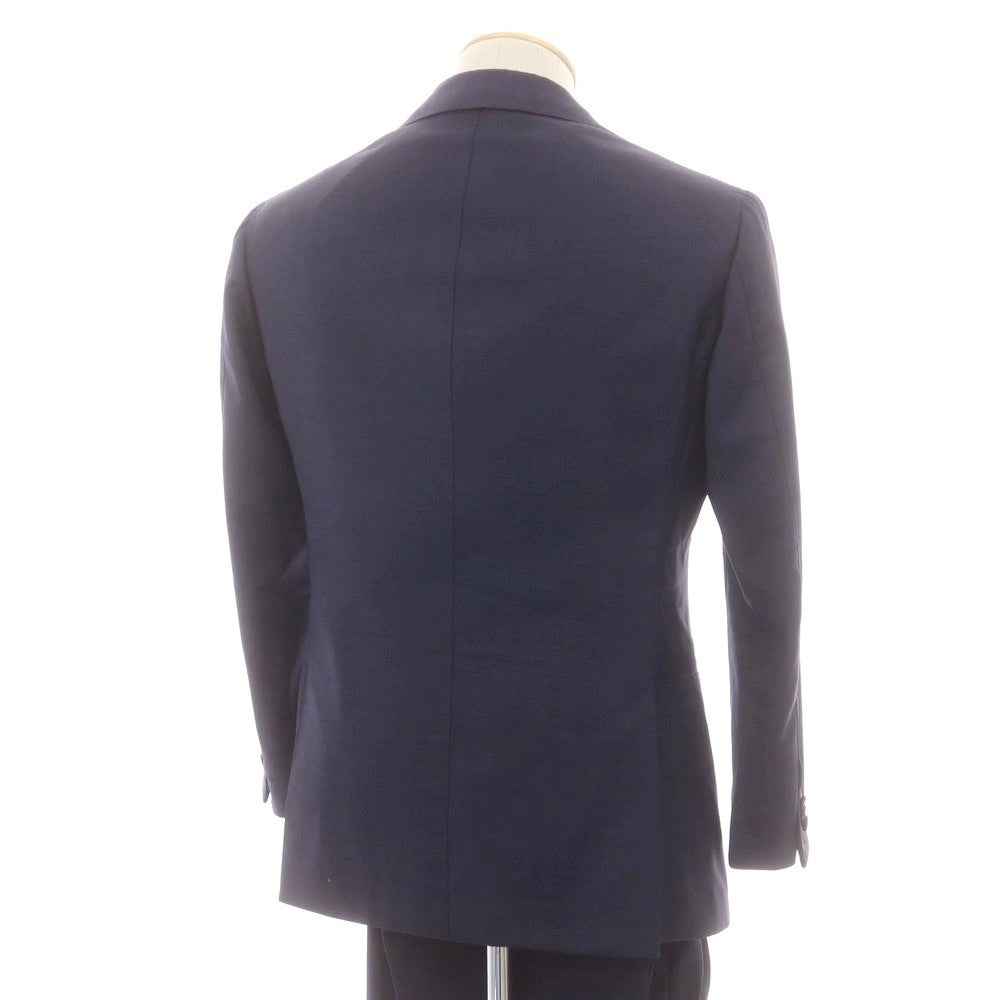 【中古】リングヂャケット RING JACKET MEISTER ウール 3つボタンスーツ ネイビー【 42 】【 状態ランクC 】【 メンズ 】