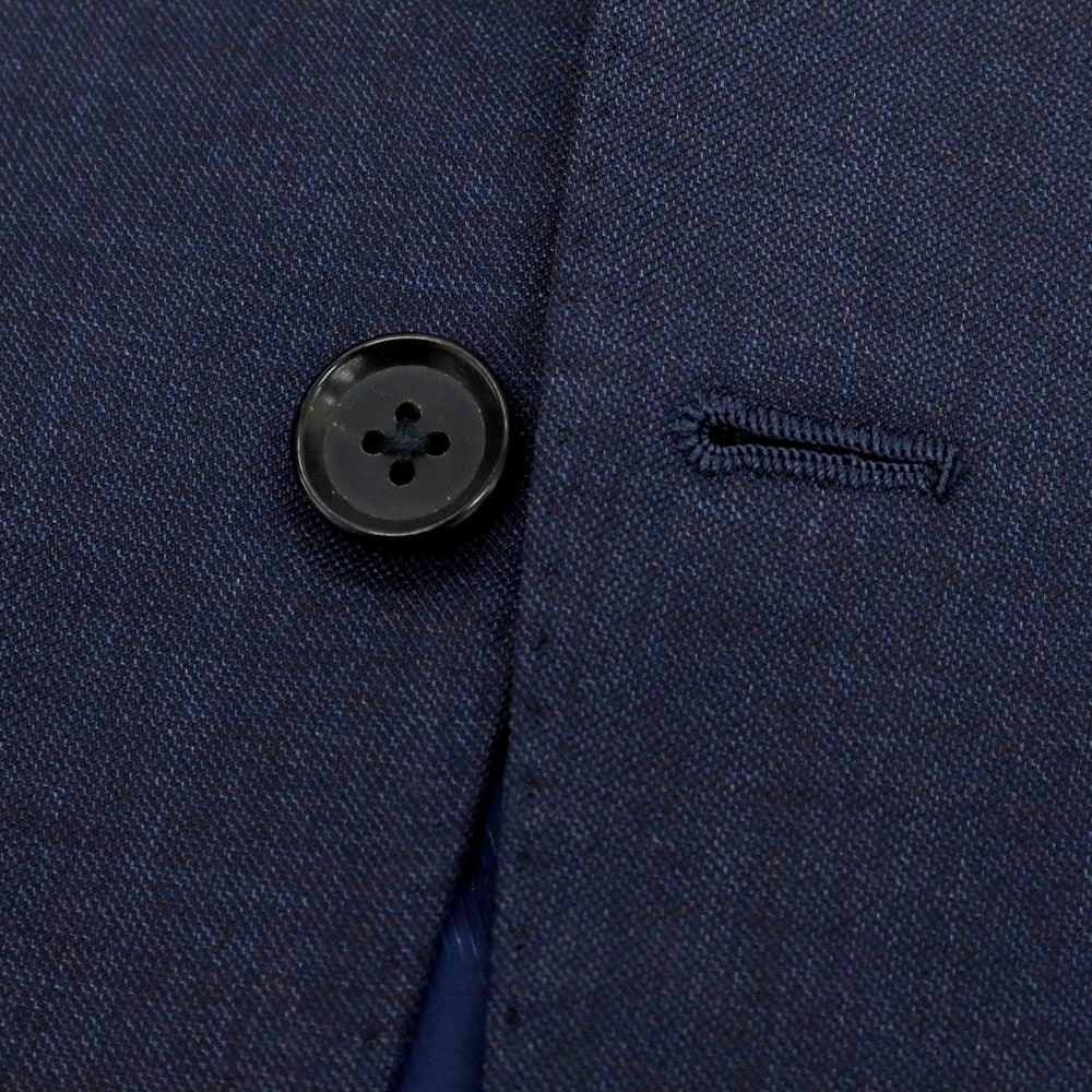 【中古】リングヂャケット RING JACKET MEISTER ウール 3つボタンスーツ ネイビー【 42 】【 状態ランクC 】【 メンズ 】