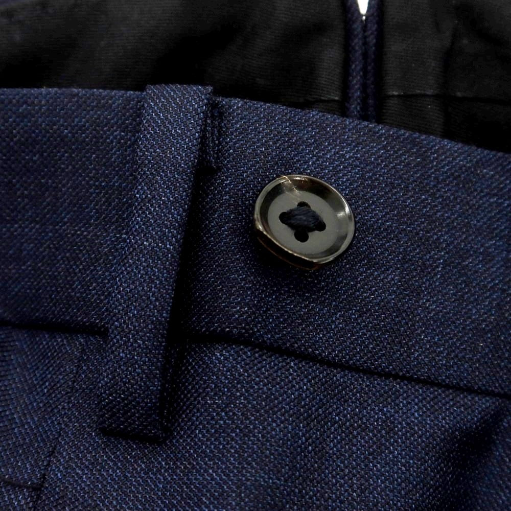 【中古】リングヂャケット RING JACKET MEISTER ウール 3つボタンスーツ ネイビー【 42 】【 状態ランクC 】【 メンズ 】