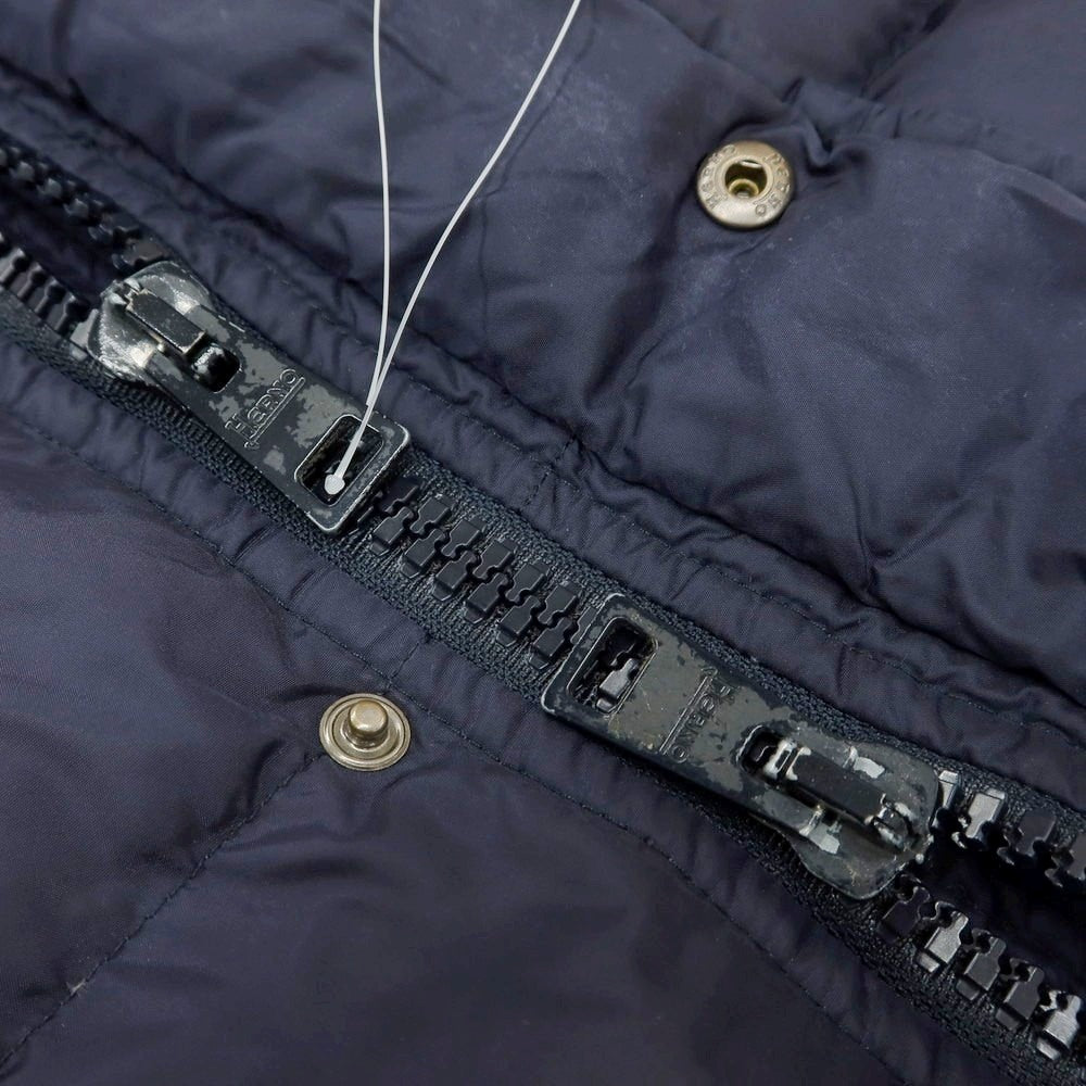 【中古】ヘルノ Herno POLAR-TECH ナイロン フーデッド ダウンコート ライトネイビー【 48 】【 状態ランクC 】【 メンズ 】