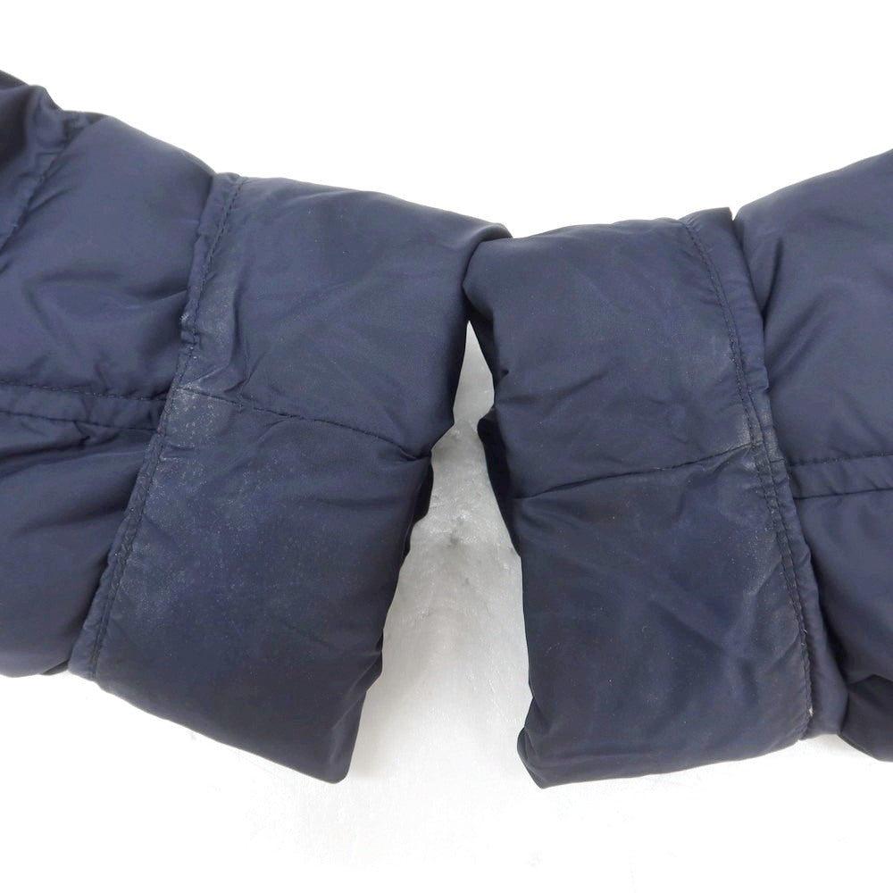 【中古】ヘルノ Herno POLAR-TECH ナイロン フーデッド ダウンコート ライトネイビー【 48 】【 状態ランクC 】【 メンズ 】