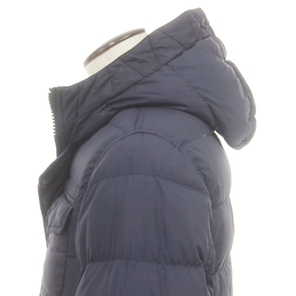 【中古】ヘルノ Herno POLAR-TECH ナイロン フーデッド ダウンコート ライトネイビー【 48 】【 状態ランクC 】【 メンズ 】