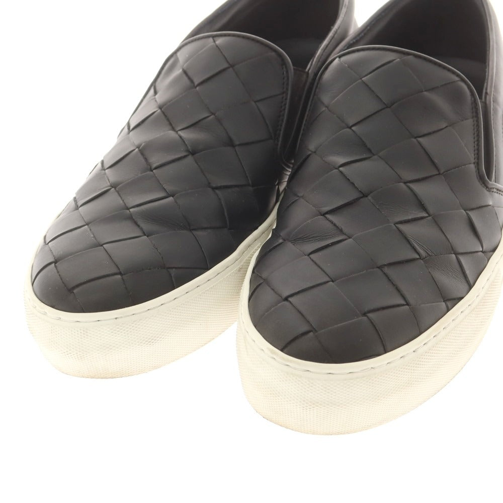 【中古】ペリーコ サニー PELLICO SUNNY レザー スリッポンスニーカー ブラック【 44 】【 状態ランクB 】【 メンズ 】