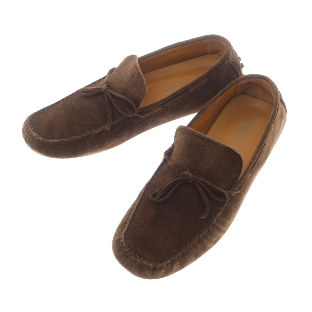 【中古】ボエモス BOEMOS スエード ドライビングシューズ ブラウン【 43 】【 状態ランクB 】【 メンズ 】